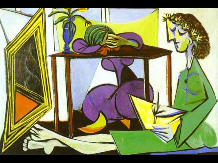 pablo-picasso-interior-with-a-girl-drawing