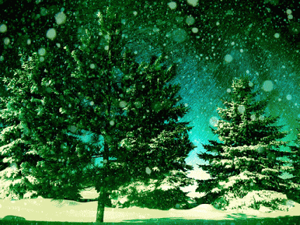 albero-natale ghiacciato